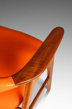 Load image into Gallery viewer, Set of Two (2) Rare Danish Modern Model 42 Arm Chairs in Teak and Vinyl by Erik Kirkegaard for Høng Stolefabrik, Denmark, c. 1950's-ABT Modern
