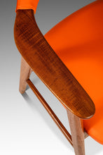 Load image into Gallery viewer, Set of Two (2) Rare Danish Modern Model 42 Arm Chairs in Teak and Vinyl by Erik Kirkegaard for Høng Stolefabrik, Denmark, c. 1950's-ABT Modern