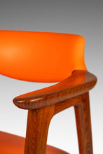 Load image into Gallery viewer, Set of Two (2) Rare Danish Modern Model 42 Arm Chairs in Teak and Vinyl by Erik Kirkegaard for Høng Stolefabrik, Denmark, c. 1950's-ABT Modern