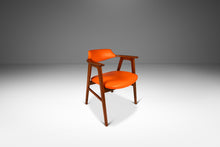 Load image into Gallery viewer, Set of Two (2) Rare Danish Modern Model 42 Arm Chairs in Teak and Vinyl by Erik Kirkegaard for Høng Stolefabrik, Denmark, c. 1950's-ABT Modern