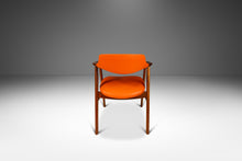 Load image into Gallery viewer, Set of Two (2) Rare Danish Modern Model 42 Arm Chairs in Teak and Vinyl by Erik Kirkegaard for Høng Stolefabrik, Denmark, c. 1950's-ABT Modern