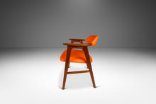 Load image into Gallery viewer, Set of Two (2) Rare Danish Modern Model 42 Arm Chairs in Teak and Vinyl by Erik Kirkegaard for Høng Stolefabrik, Denmark, c. 1950's-ABT Modern