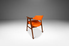 Load image into Gallery viewer, Set of Two (2) Rare Danish Modern Model 42 Arm Chairs in Teak and Vinyl by Erik Kirkegaard for Høng Stolefabrik, Denmark, c. 1950's-ABT Modern