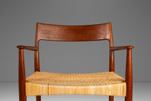 Load image into Gallery viewer, Set of Two (2) Rare Early Danish Modern Arm Chairs by Enjar Larsen & Aksel Bender Madsen for Willy Beck, Denmark, c. 1950's-ABT Modern