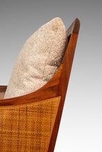 Load image into Gallery viewer, Set of Two (2) Rare Mid-Century Modern Caned Lounge Chairs in Walnut by Kipp Stewart for Directional, USA, c. 1950s-ABT Modern