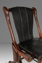Load image into Gallery viewer, Set of Two ( 2 ) Rare Mid-Century Modern "Sloucher" Sling Chairs in Rosewood & Leather by Don S. Shoemaker for Señal Furniture, c. 1960s-ABT Modern