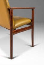 Load image into Gallery viewer, Set of Two (2) Rare Mid-Century Scandinavian Modern Arm Chairs in Solid Rosewood and Leather by De Klerk & Sons, Netherlands, c. 1960s-ABT Modern