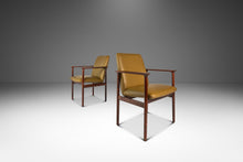 Load image into Gallery viewer, Set of Two (2) Rare Mid-Century Scandinavian Modern Arm Chairs in Solid Rosewood and Leather by De Klerk & Sons, Netherlands, c. 1960s-ABT Modern