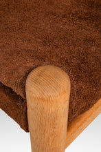 Load image into Gallery viewer, Set of Two (2) Rare Mid-Century Scandinavian Modern "Horn" Accent Armchairs in Beech & Suede by Folke Ohllson for DUX, Sweden, c. 1950s-ABT Modern