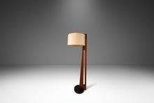 Load image into Gallery viewer, Set of Two (2) Scandinavian Modern Architectural Floor Lamps in Teak After Tord Bjorklund, c. 1990's-ABT Modern