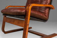 Load image into Gallery viewer, Set of Two (2) Scandinavian Modern Bentwood Lounge Chairs in the Manner of Ingmar Relling, Scandinavia, c. 1980s-ABT Modern