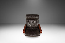Load image into Gallery viewer, Set of Two (2) Scandinavian Modern Reclining Lounge Chairs & Ottomans by Soda Galvano for Vatne Mobler, Norway, c. 1970s-ABT Modern