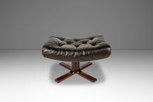Load image into Gallery viewer, Set of Two (2) Scandinavian Modern Reclining Lounge Chairs & Ottomans by Soda Galvano for Vatne Mobler, Norway, c. 1970s-ABT Modern