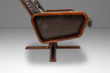 Load image into Gallery viewer, Set of Two (2) Scandinavian Modern Reclining Lounge Chairs & Ottomans by Soda Galvano for Vatne Mobler, Norway, c. 1970s-ABT Modern