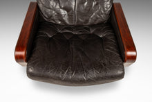 Load image into Gallery viewer, Set of Two (2) Scandinavian Modern Reclining Lounge Chairs & Ottomans by Soda Galvano for Vatne Mobler, Norway, c. 1970s-ABT Modern