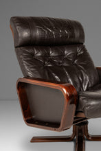 Load image into Gallery viewer, Set of Two (2) Scandinavian Modern Reclining Lounge Chairs & Ottomans by Soda Galvano for Vatne Mobler, Norway, c. 1970s-ABT Modern