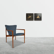 Load image into Gallery viewer, Set of Two (2) Signed Brutalist Abstract Modern Bronze Wall Plaques by Jack McLean, USA, c. 2005-ABT Modern