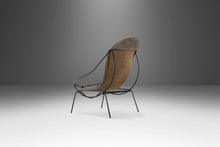 Load image into Gallery viewer, Set of Two (2) Sling Chairs in Wrought Iron & Leather Attributed to Tony Paul, USA, c. 1960's-ABT Modern