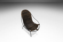 Load image into Gallery viewer, Set of Two (2) Sling Chairs in Wrought Iron & Leather Attributed to Tony Paul, USA, c. 1960's-ABT Modern