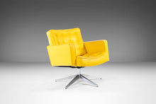 Load image into Gallery viewer, Set of Two (2) Swivel Lounge Chairs in Canary Yellow by Vincent Cafiero for Knoll, USA, c. 1960's-ABT Modern