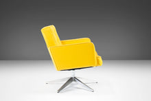 Load image into Gallery viewer, Set of Two (2) Swivel Lounge Chairs in Canary Yellow by Vincent Cafiero for Knoll, USA, c. 1960's-ABT Modern