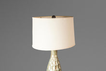 Load image into Gallery viewer, Set of Two (2) Vintage Mid-Century Modern Textured Rough Glazed Ceramic Table Lamps, USA, c. 1970s-ABT Modern