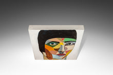 Load image into Gallery viewer, Signed Abstract Acrylic on Canvas Painting from "Stories of Eves" Limited Collection by Ghadah Alkandari, Kuwait, c. 2016-ABT Modern