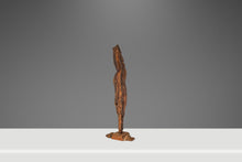 Load image into Gallery viewer, Signed Abstract Rustic Driftwood "Howling Wolf" Sculpture in Solid Beach Driftwood by Emlen Drayton, USA, c. 2000s-ABT Modern