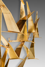 Load image into Gallery viewer, Signed Mid-Century Modern "Birds in Flight" Brass Sculpture by Curtis Freiler & Jerry Fels for Curtis Jeré, USA, c. 1994-ABT Modern