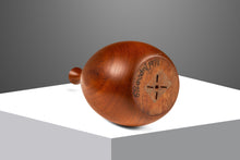 Load image into Gallery viewer, Signed Mid-Century Organic Modern Petite Wood-Turned Vase in Solid Walnut by George Biersdorf, USA, c. 1979-ABT Modern