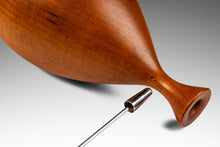 Load image into Gallery viewer, Signed Mid-Century Organic Modern Petite Wood-Turned Vase in Solid Walnut by George Biersdorf, USA, c. 1979-ABT Modern