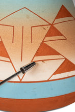 Load image into Gallery viewer, Signed Vintage South West Native American Sioux Unglazed Clay Etched-Pottery Vase / Vessel, USA, c. 1980s-ABT Modern