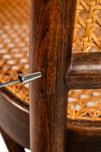 Load image into Gallery viewer, Single Bentwood Prague Model 811 Side Dining Chair by Josef Frank for Stendig in Walnut w/ Original Cane Seat & Back, Poland, c. 1960s-ABT Modern