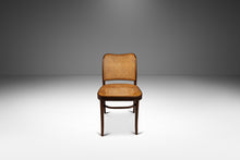 Load image into Gallery viewer, Single Bentwood Prague Model 811 Side Dining Chair by Josef Frank for Stendig in Walnut w/ Original Cane Seat & Back, Poland, c. 1960s-ABT Modern