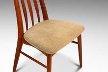 Load image into Gallery viewer, Single Danish Mid-Century Modern "Eva" Dining Chair w/ Sculpted Back in Teak by Niels Koefoed for Koefoeds Hornslet, Denmark, c. 1970s-ABT Modern