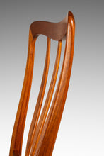 Load image into Gallery viewer, Single Danish Mid-Century Modern "Ingrid" Model Dining Chair in Teak & Original Fabric by Niels Koefoed, Denmark, c. 1960s-ABT Modern