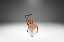 Load image into Gallery viewer, Single Danish Mid-Century Modern "Ingrid" Model Dining Chair in Teak & Original Fabric by Niels Koefoed, Denmark, c. 1960s-ABT Modern