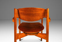 Load image into Gallery viewer, Single Mid-Century Modern General Purpose Chair in Oak & Walnut by Jens Risom for Jens Risom Design, USA, c. 1960's-ABT Modern
