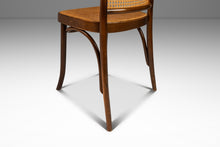 Load image into Gallery viewer, Single Patinaed Bentwood Prague Model 811 Side Chair by Josef Frank for Stendig w/ Original Cane Seat & Back, Poland, c. 1960s-ABT Modern