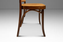 Load image into Gallery viewer, Single Patinaed Bentwood Prague Model 811 Side Chair by Josef Frank for Stendig w/ Original Cane Seat & Back, Poland, c. 1960s-ABT Modern