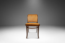 Load image into Gallery viewer, Single Patinaed Bentwood Prague Model 811 Side Chair by Josef Frank for Stendig w/ Original Cane Seat & Back, Poland, c. 1960s-ABT Modern