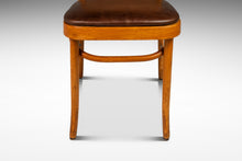 Load image into Gallery viewer, Single Patinaed Bentwood Prague Model 811 Side Dining Chair in Leather in the Manner of Josef Frank for Stendig, USA, c. 1960s-ABT Modern