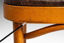 Load image into Gallery viewer, Single Patinaed Bentwood Prague Model 811 Side Dining Chair in Leather in the Manner of Josef Frank for Stendig, USA, c. 1960s-ABT Modern