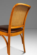 Load image into Gallery viewer, Single Patinaed Bentwood Prague Model 811 Side Dining Chair in Leather in the Manner of Josef Frank for Stendig, USA, c. 1960s-ABT Modern