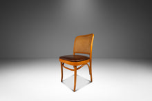 Load image into Gallery viewer, Single Patinaed Bentwood Prague Model 811 Side Dining Chair in Leather in the Manner of Josef Frank for Stendig, USA, c. 1960s-ABT Modern
