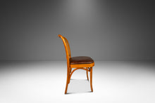 Load image into Gallery viewer, Single Patinaed Bentwood Prague Model 811 Side Dining Chair in Leather in the Manner of Josef Frank for Stendig, USA, c. 1960s-ABT Modern