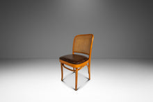 Load image into Gallery viewer, Single Patinaed Bentwood Prague Model 811 Side Dining Chair in Leather in the Manner of Josef Frank for Stendig, USA, c. 1960s-ABT Modern