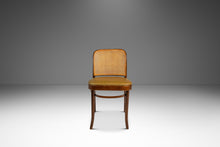 Load image into Gallery viewer, Single Patinaed Bentwood Prague Model 811 Side Dining Chair in Walnut & Leather by Josef Frank for Stendig, Poland, c. 1960s-ABT Modern
