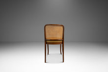 Load image into Gallery viewer, Single Patinaed Bentwood Prague Model 811 Side Dining Chair in Walnut & Leather by Josef Frank for Stendig, Poland, c. 1960s-ABT Modern