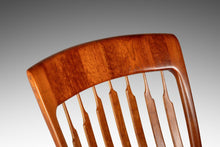 Load image into Gallery viewer, Studio Craft Sculptural Rocking Chair in Solid Cherry Wood Attributed to Hal Taylor after Sam Maloof and James Krenov, USA, c. 1980's-ABT Modern